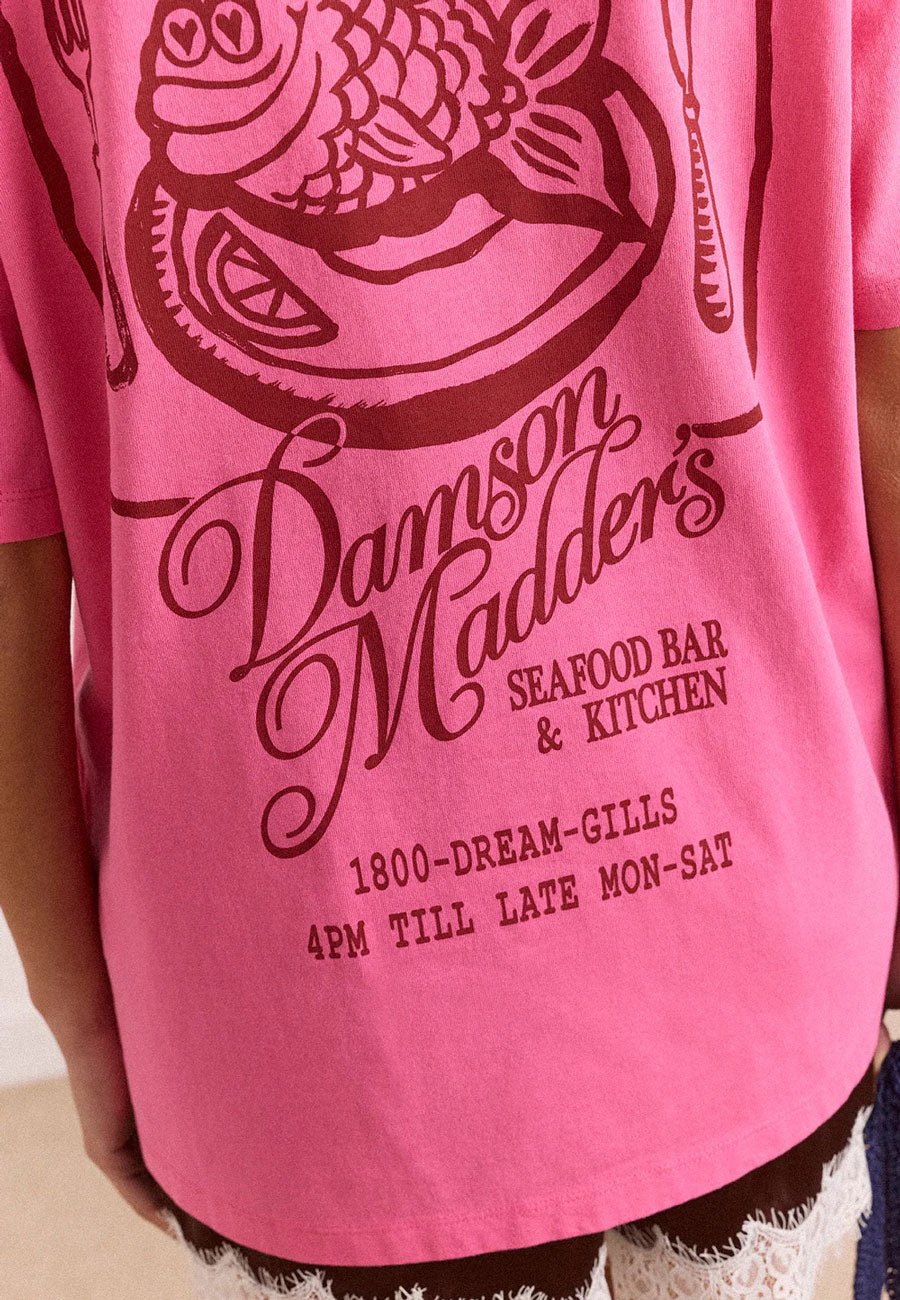 Damson Madder Gill of Dreams Graphic Tee Pink