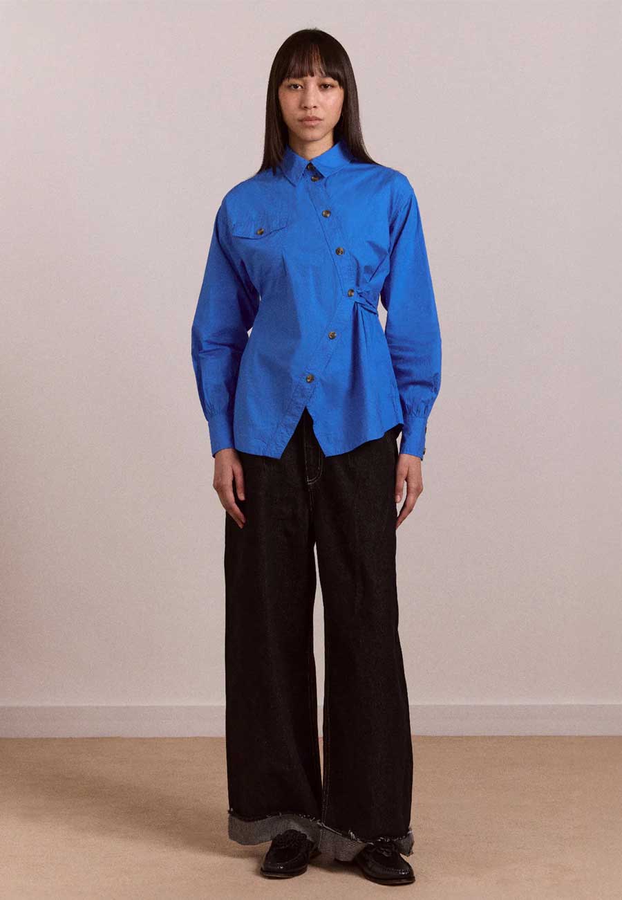 Damson Madder Lux Shirt Blue