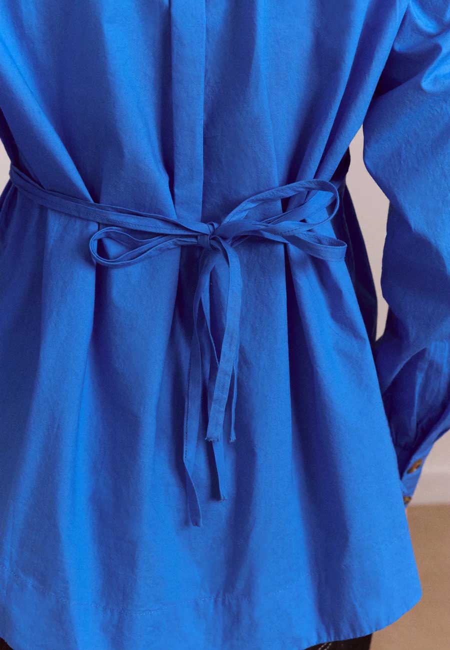 Damson Madder Lux Shirt Blue