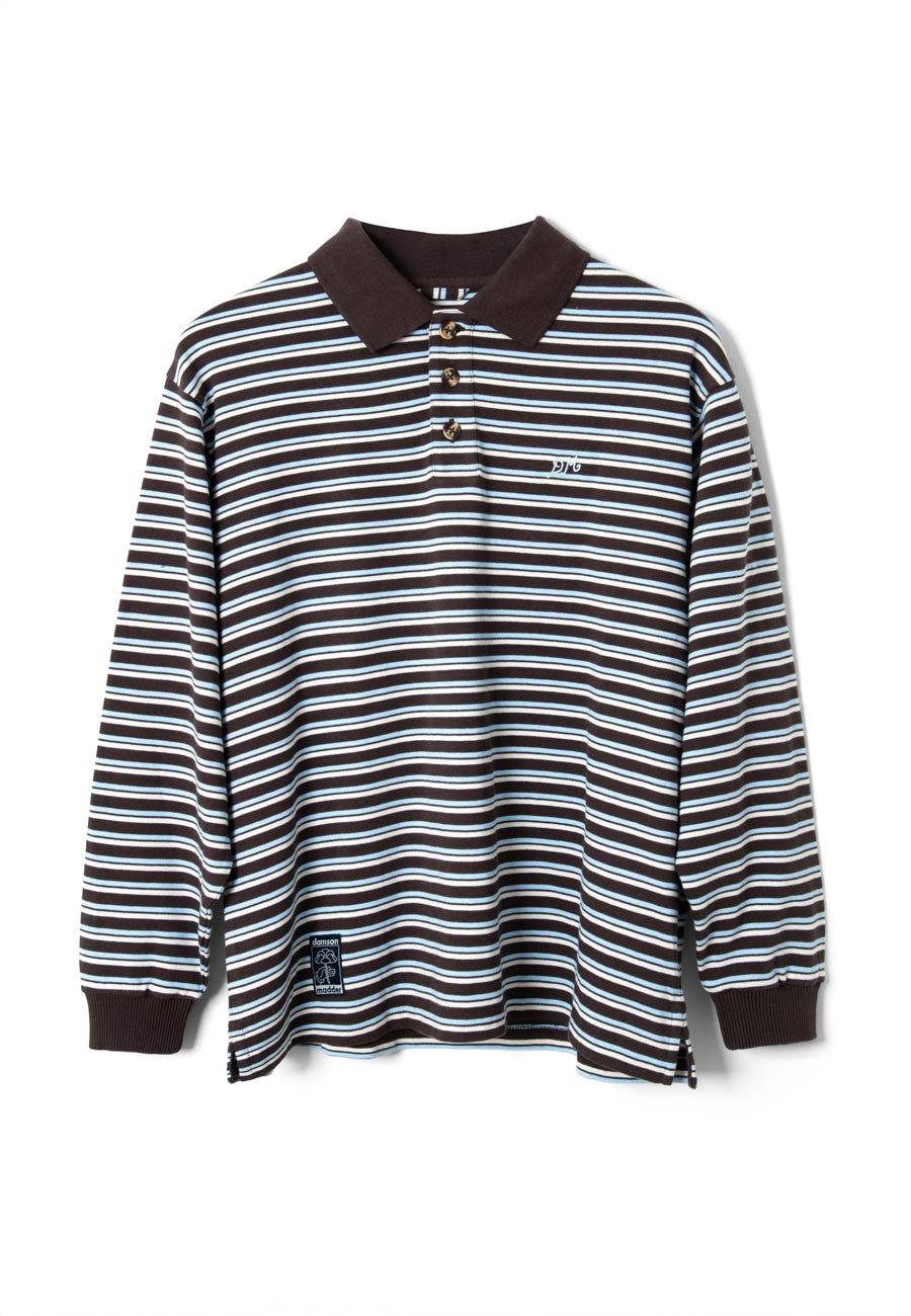 Damson Madder Remie Rugby Choc Blue Stripe