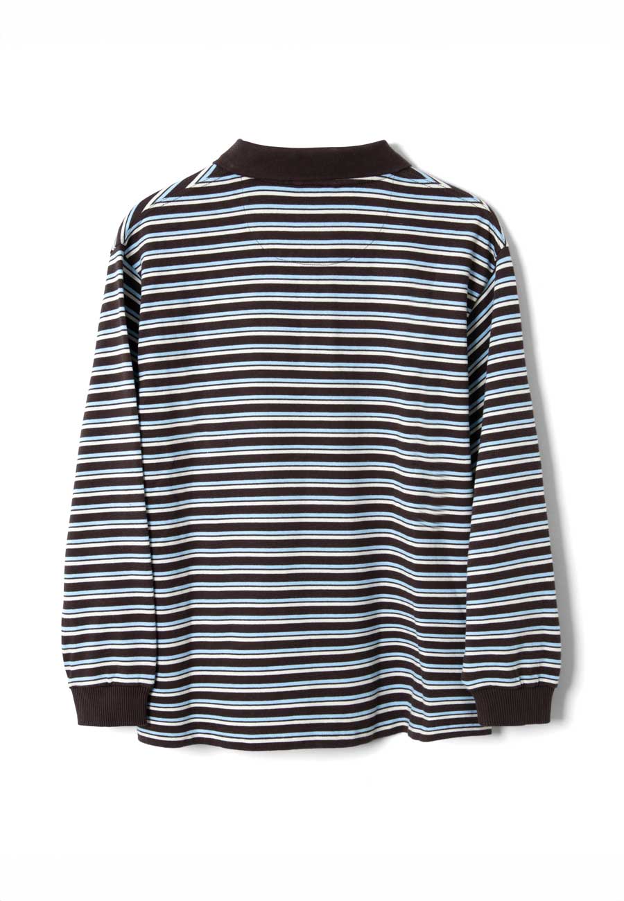 Damson Madder Remie Rugby Choc Blue Stripe