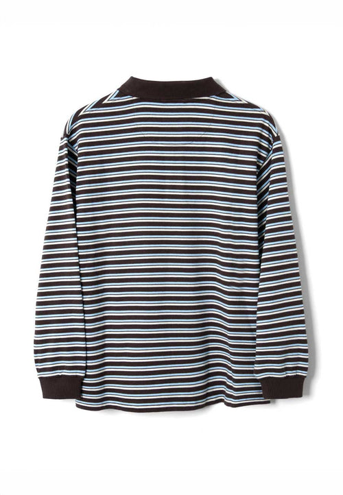 Damson Madder Remie Rugby Choc Blue Stripe