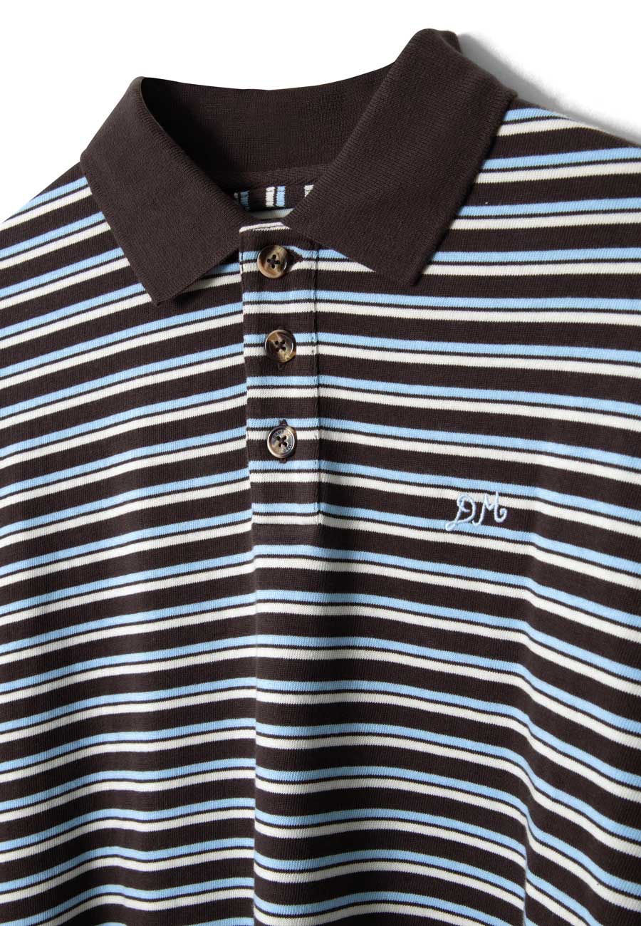 Damson Madder Remie Rugby Choc Blue Stripe
