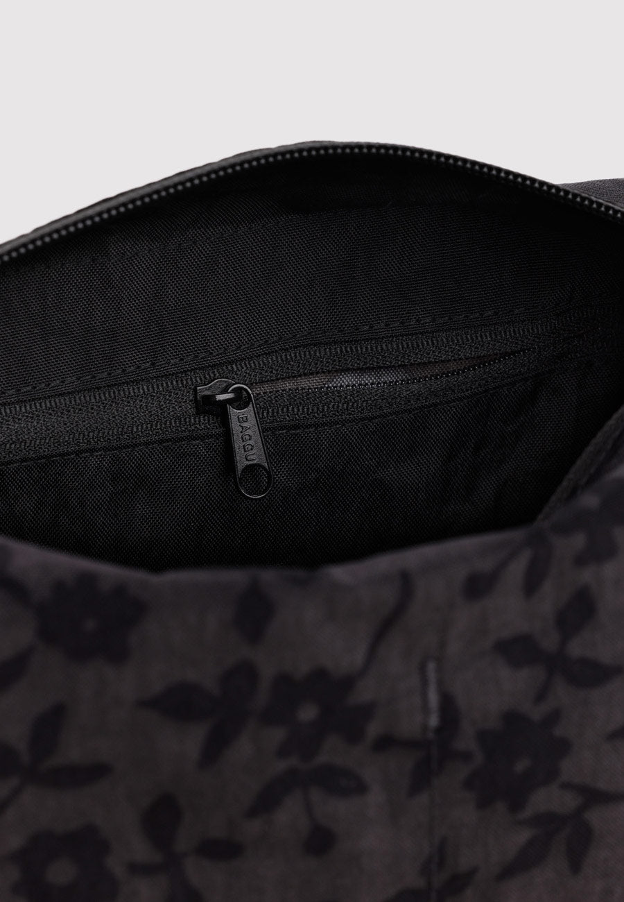 Baggu Dopp Kit Charcoal Ditsy Floral