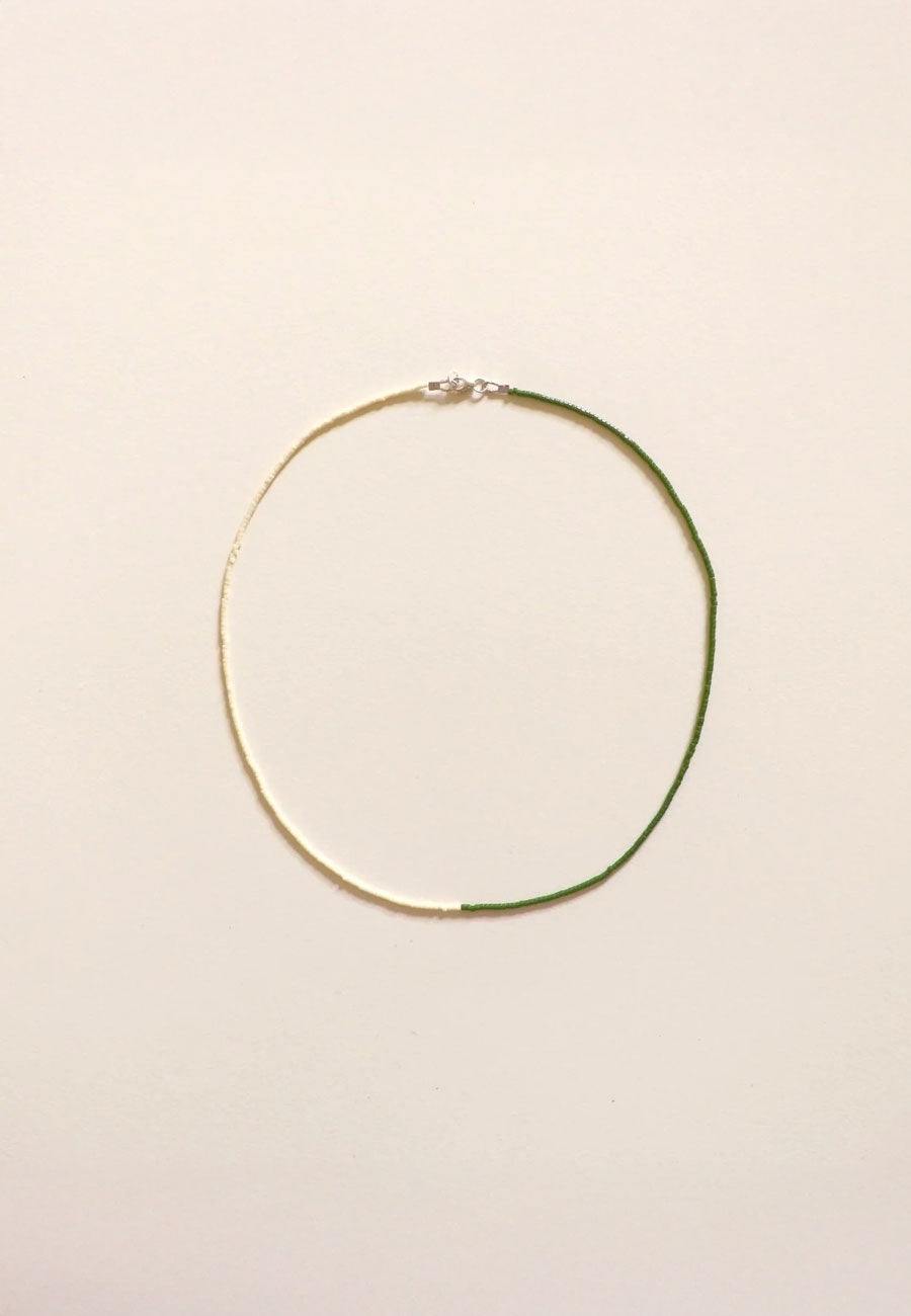 Ettori Cora Necklace Pistachio & Sand