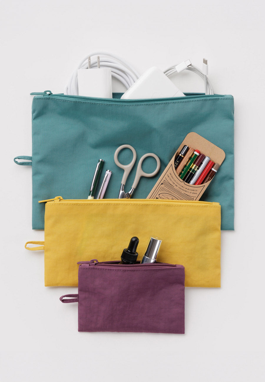 Baggu Flat Pouch Set Jewel Mix