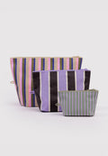 Baggu Go Pouch Set Candy Shop Stripes