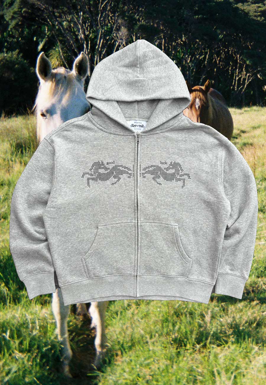 Rhoda Nunn Good Luck Zip Up Hoodie