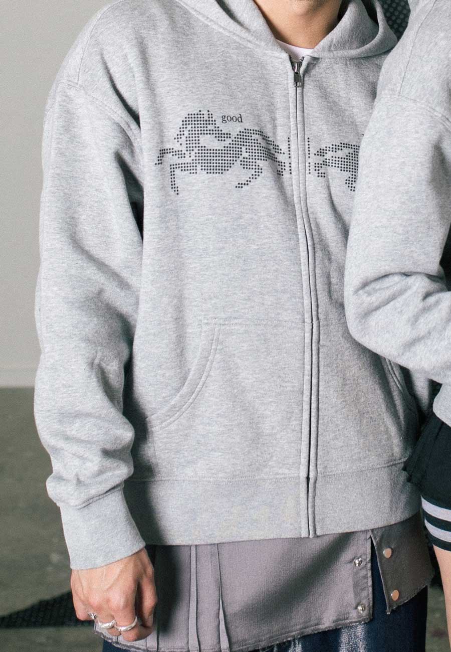 Rhoda Nunn Good Luck Zip Up Hoodie