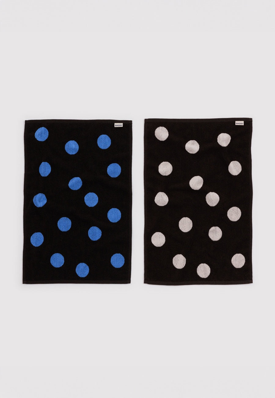 Baggu Hand Towel Set of 2 Polka Dot Mix