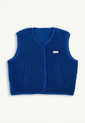Happymess Merino Vest Cobalt Blue