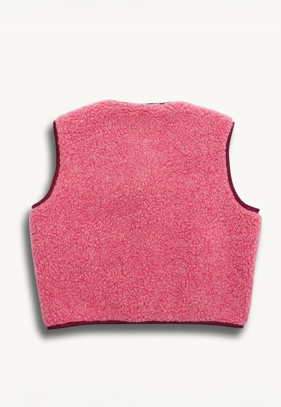 Happymess Merino Vest Dusty Pink