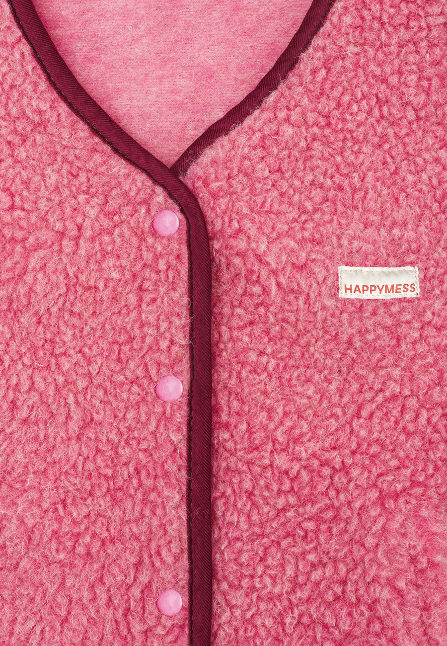 Happymess Merino Vest Dusty Pink