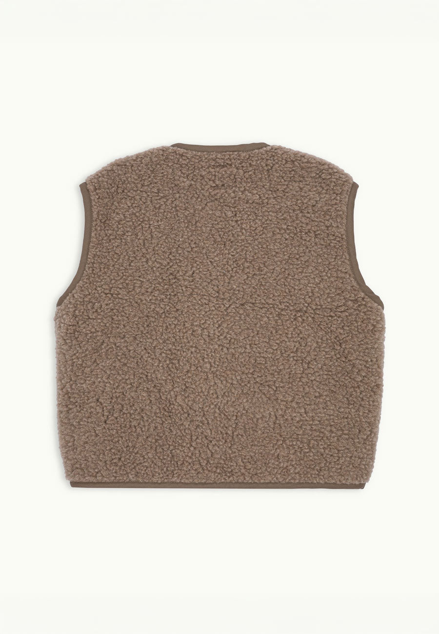 Happymess Merino Vest Hazelnut