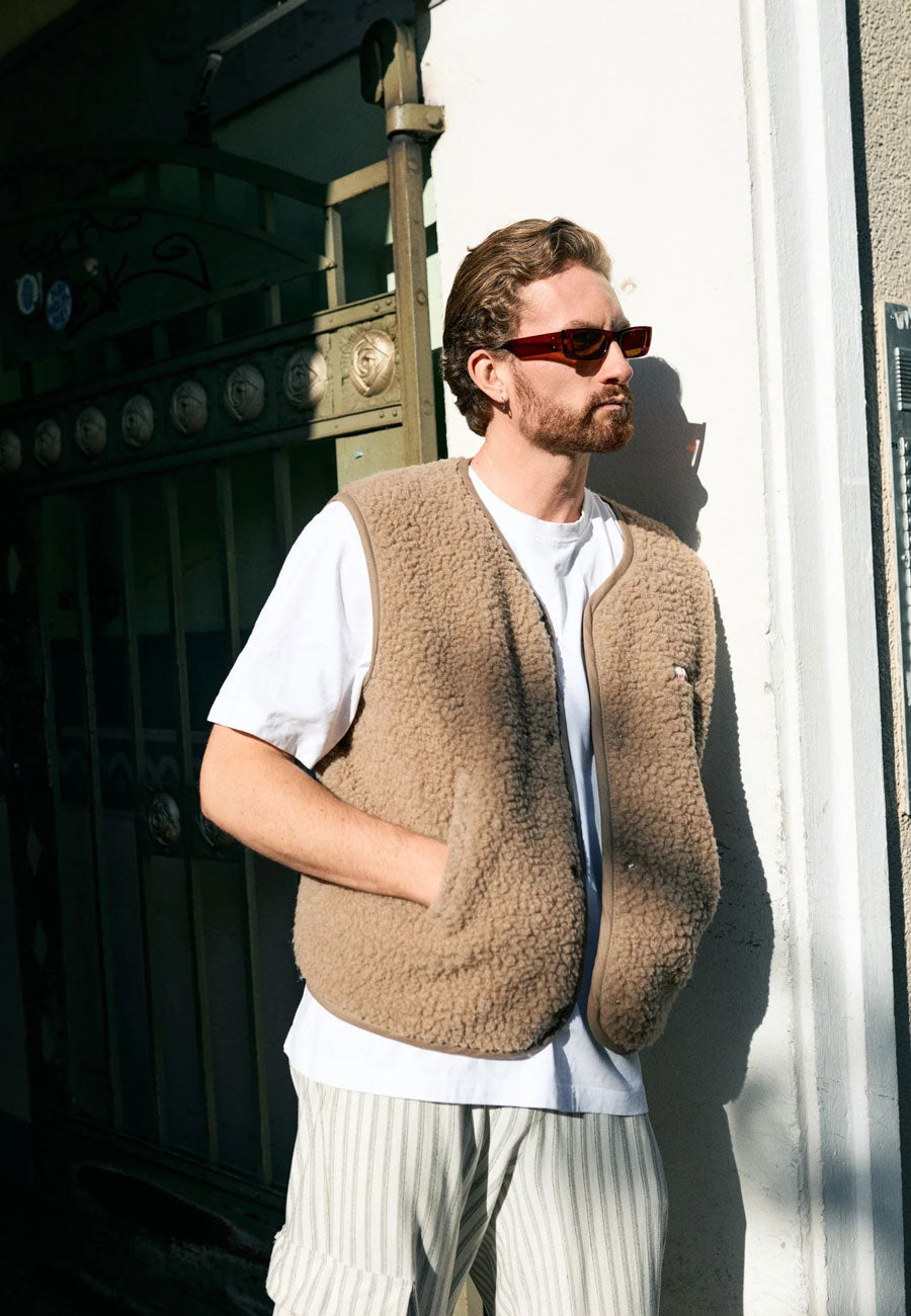 Happymess Merino Vest Hazelnut