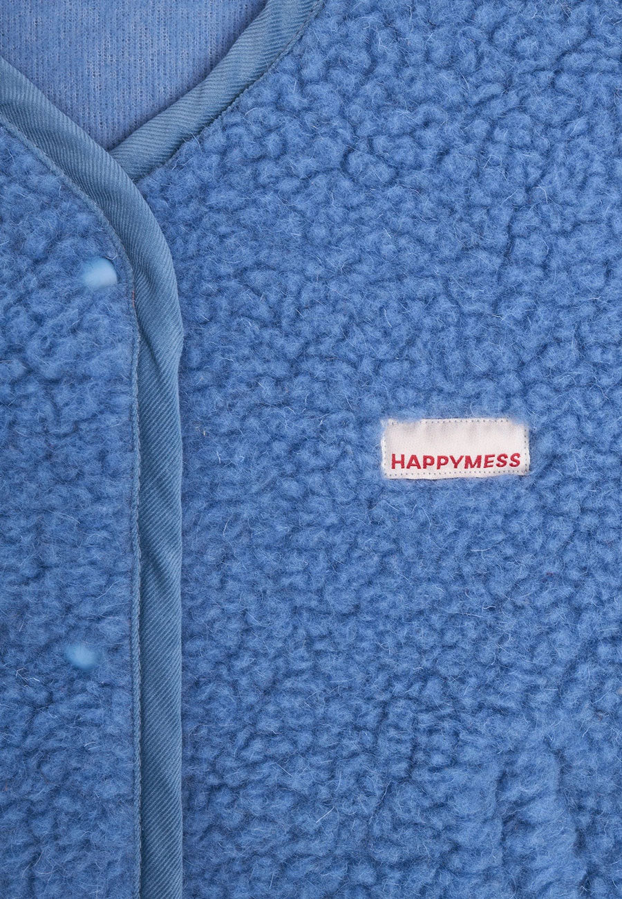 Happymess Merino Vest Ice Blue