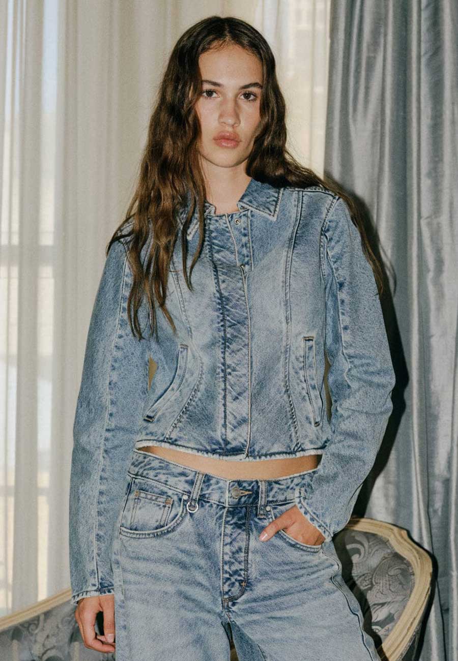 Neuw Bias Cut Denim Jacket