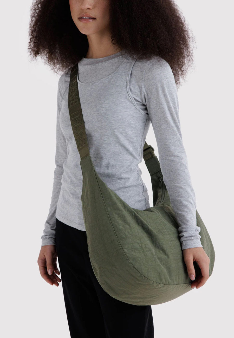 Baggu Large Nylon Crescent Bag Caper