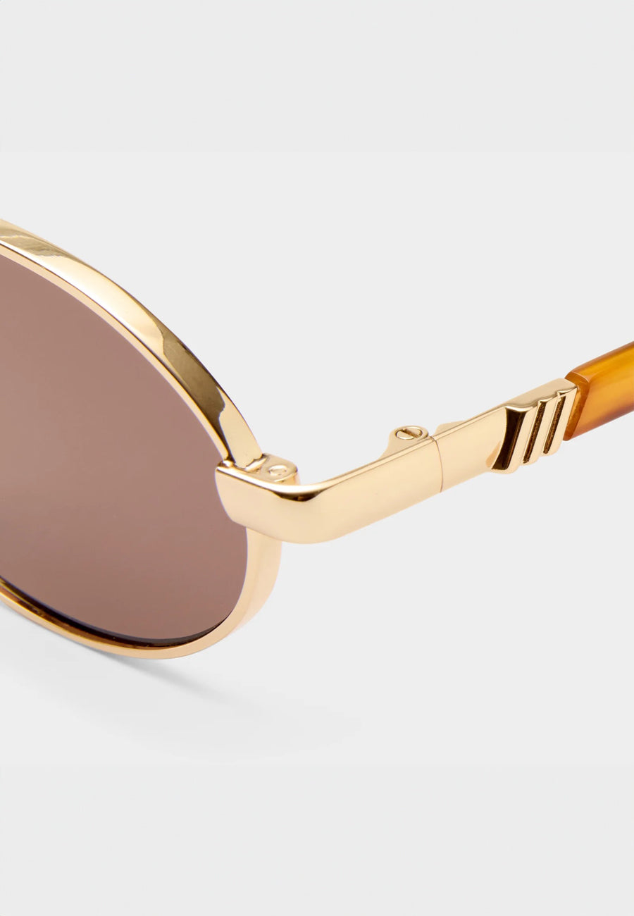 Le Specs Icicle Bright Gold