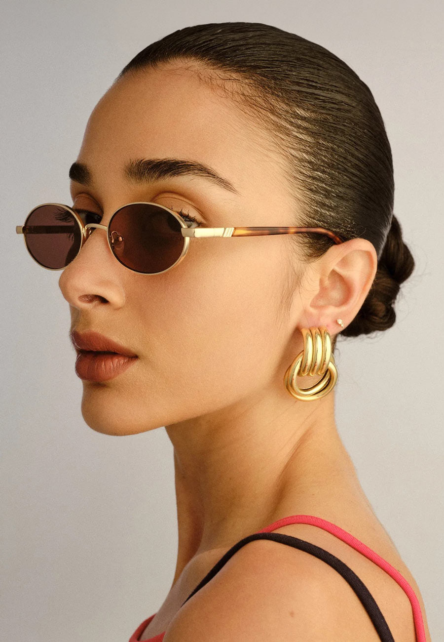 Le Specs Icicle Bright Gold