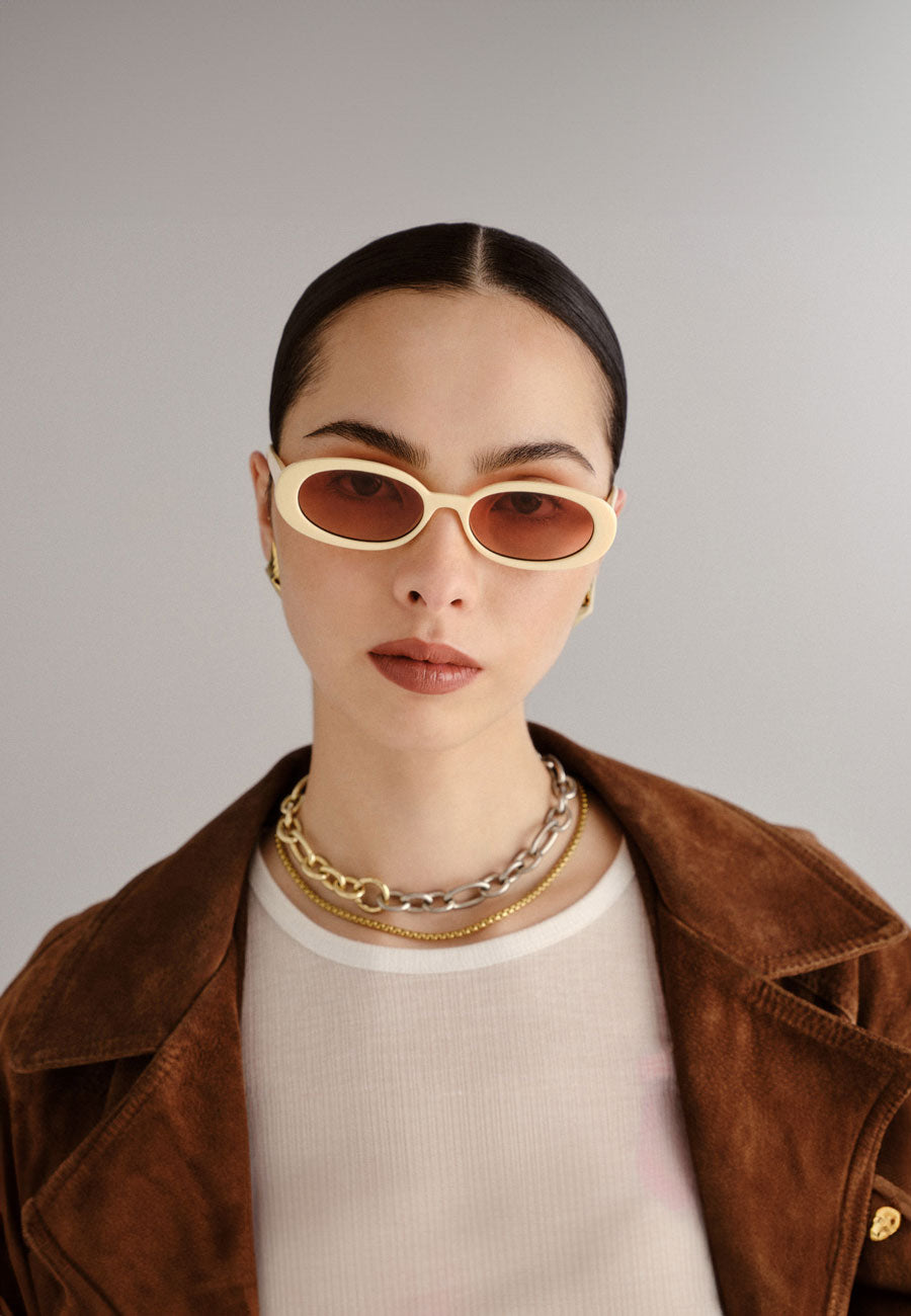 Le Specs Outta Love Ecru