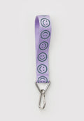 Baggu Logo Keychain Lilac Happy