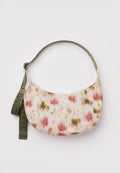 Baggu Medium Nylon Crescent Bag Abstract Floral