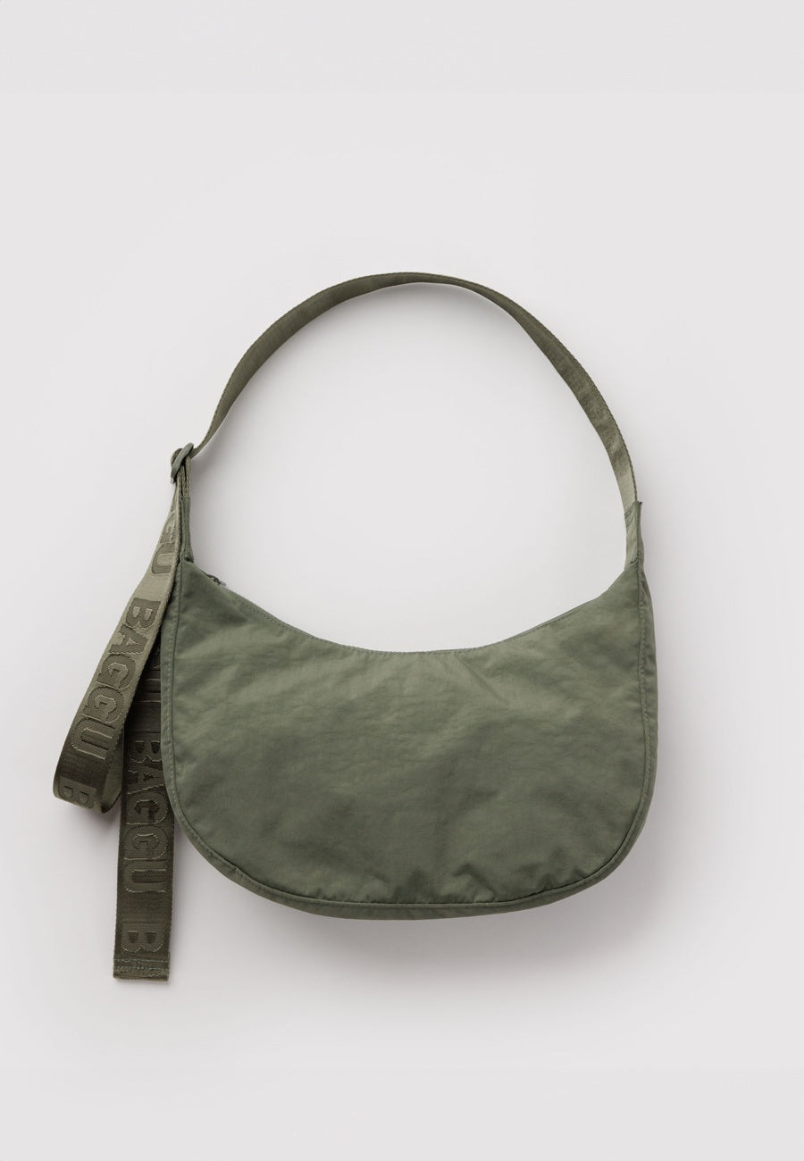 Baggu Medium Nylon Crescent Bag Caper