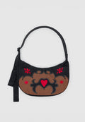 Baggu Medium Nylon Crescent Bag Western Appliqué