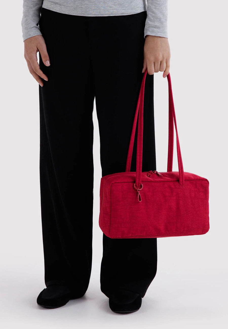 Baggu Nylon Bowler Bag Cherry