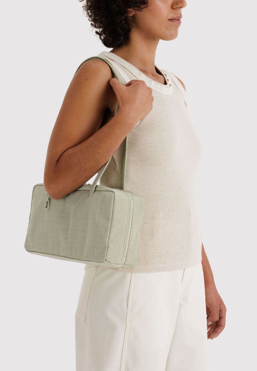 Baggu Nylon Bowler Bag Celadon