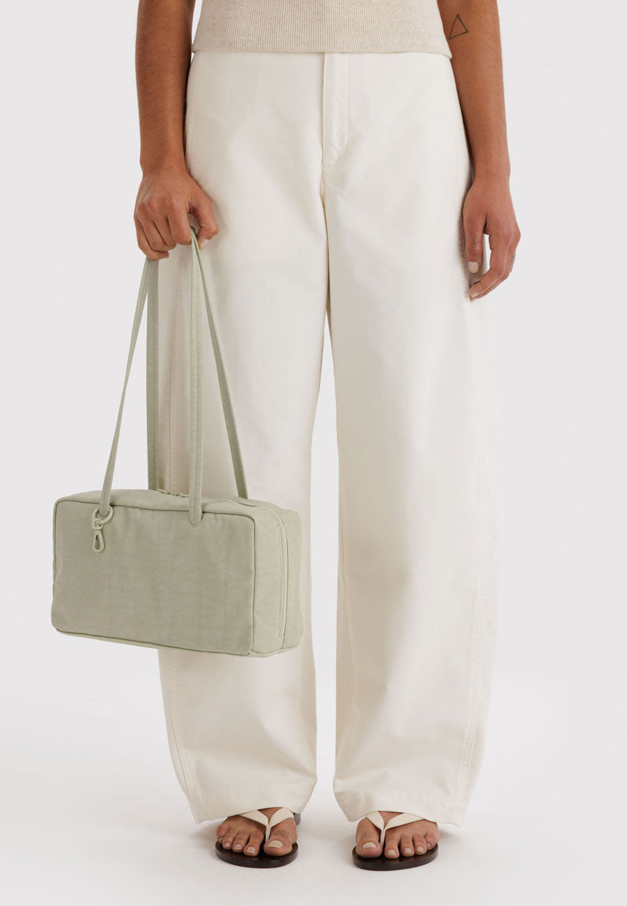 Baggu Nylon Bowler Bag Celadon