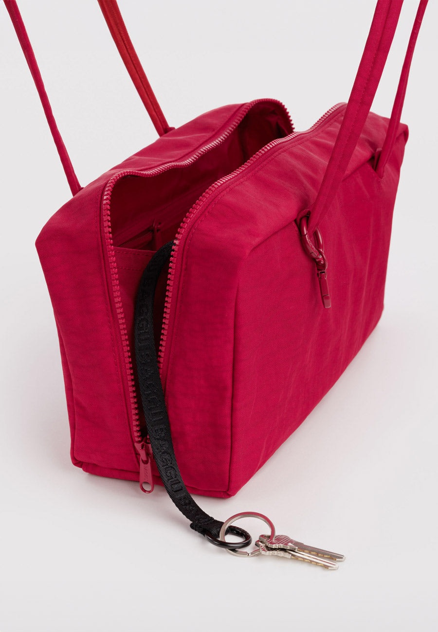 Baggu Nylon Bowler Bag Cherry