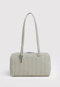 Baggu Nylon Bowler Bag Sage Stripe