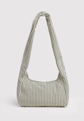 Baggu Nylon Meringue Bag Sage Stripe