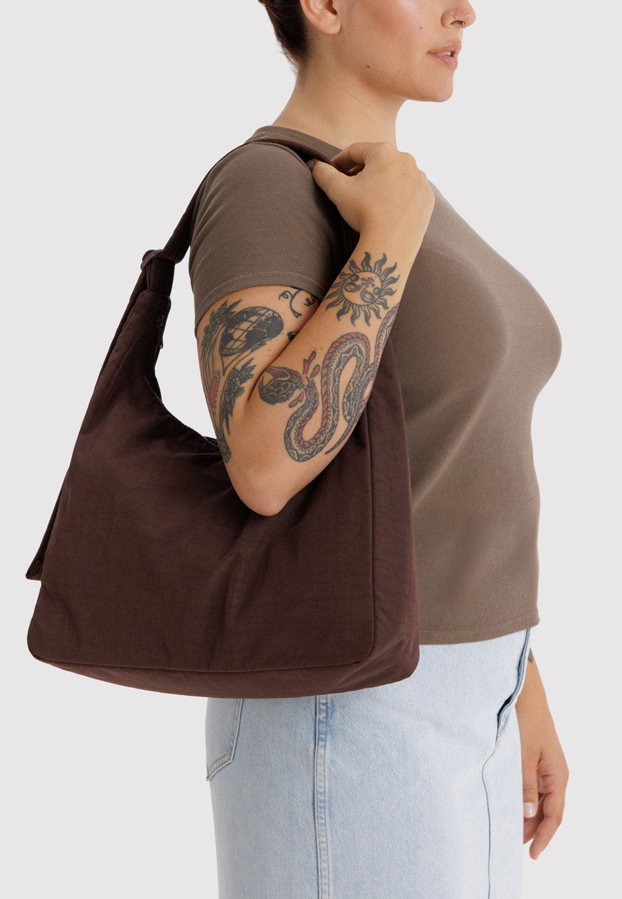 Baggu Nylon Shoulder Bag Coffee
