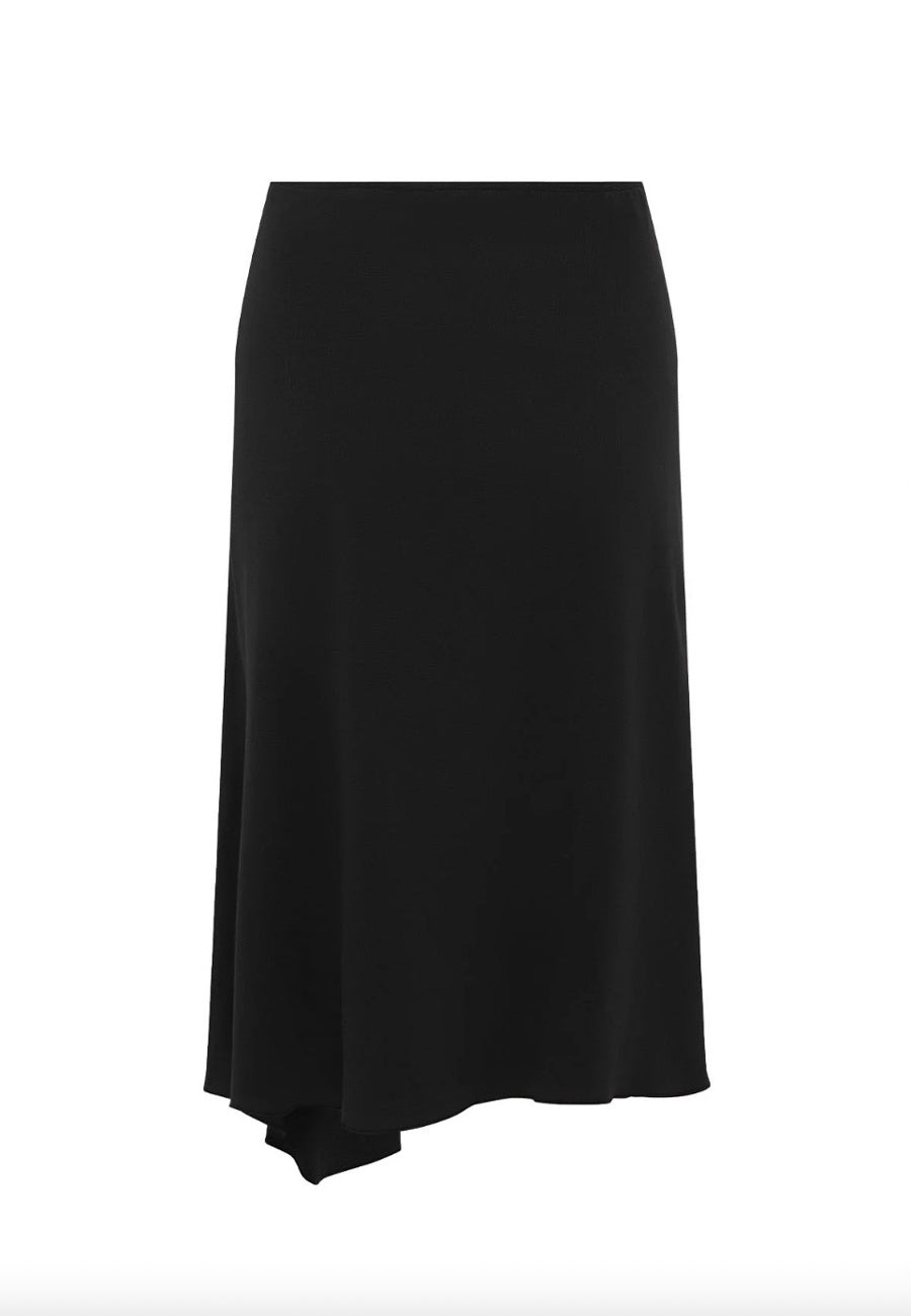 Olga Joan Flounce Skirt Nera