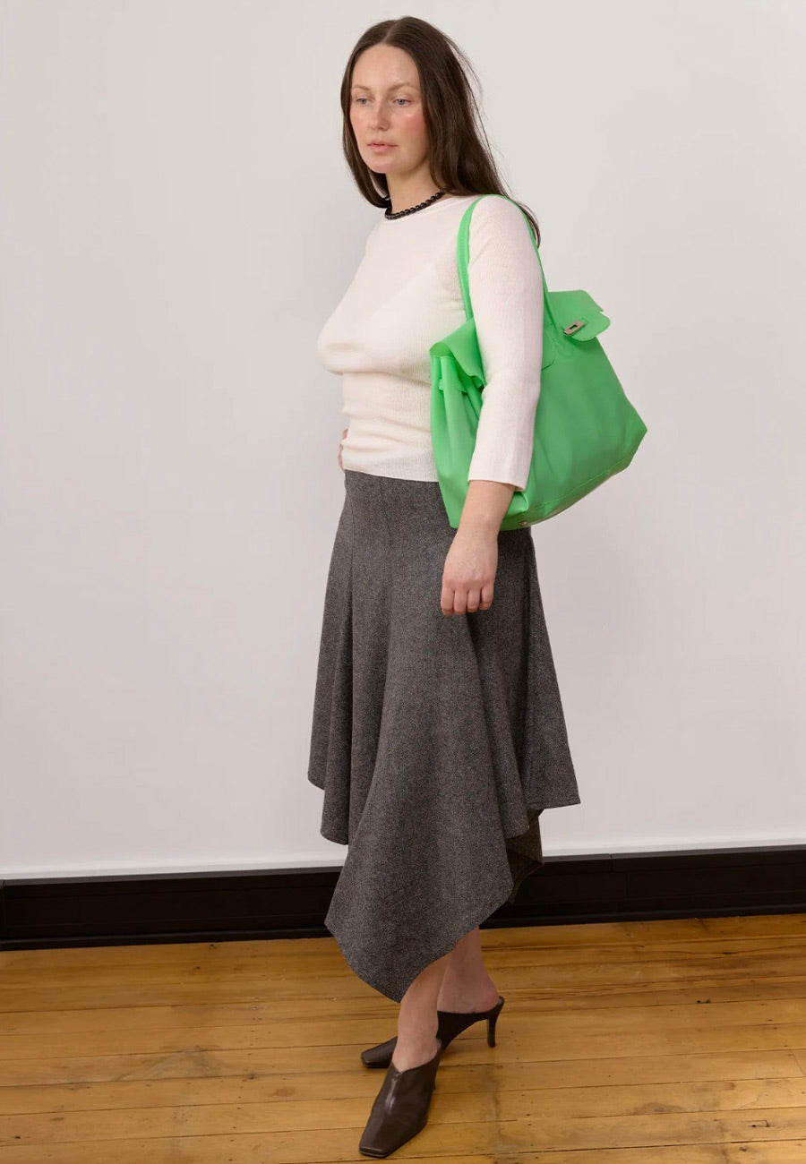 Olga Joan Handkerchief Skirt Grigio Mélange