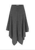 Olga Joan Handkerchief Skirt Grigio Mélange