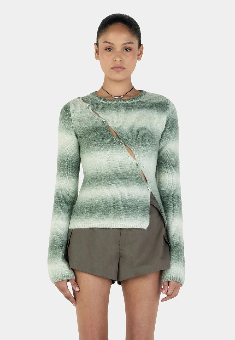 Ownley Alegra Asym Cardi Forest Gradient