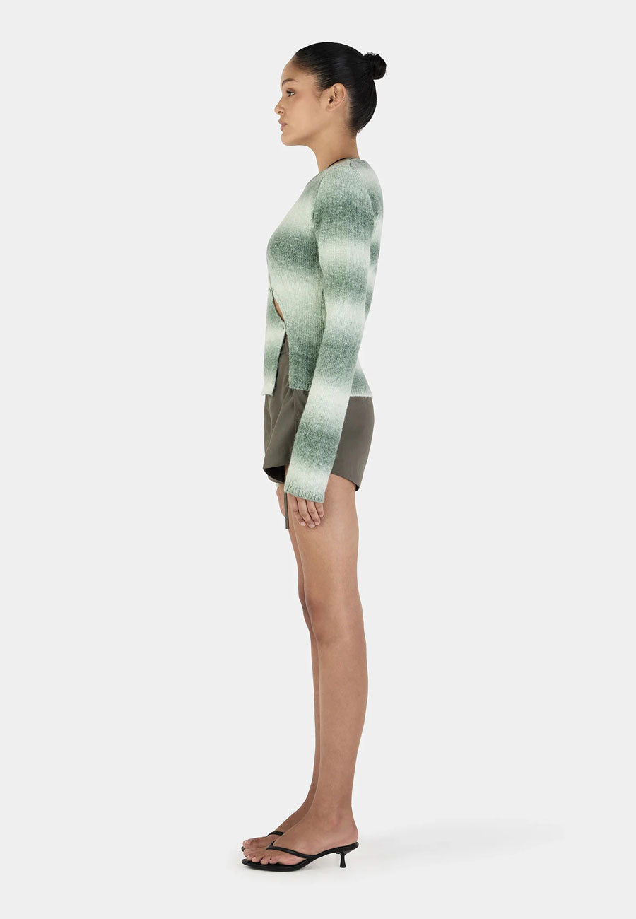 Ownley Alegra Asym Cardi Forest Gradient