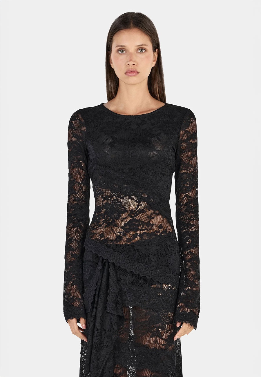 Ownley Avery Top Black