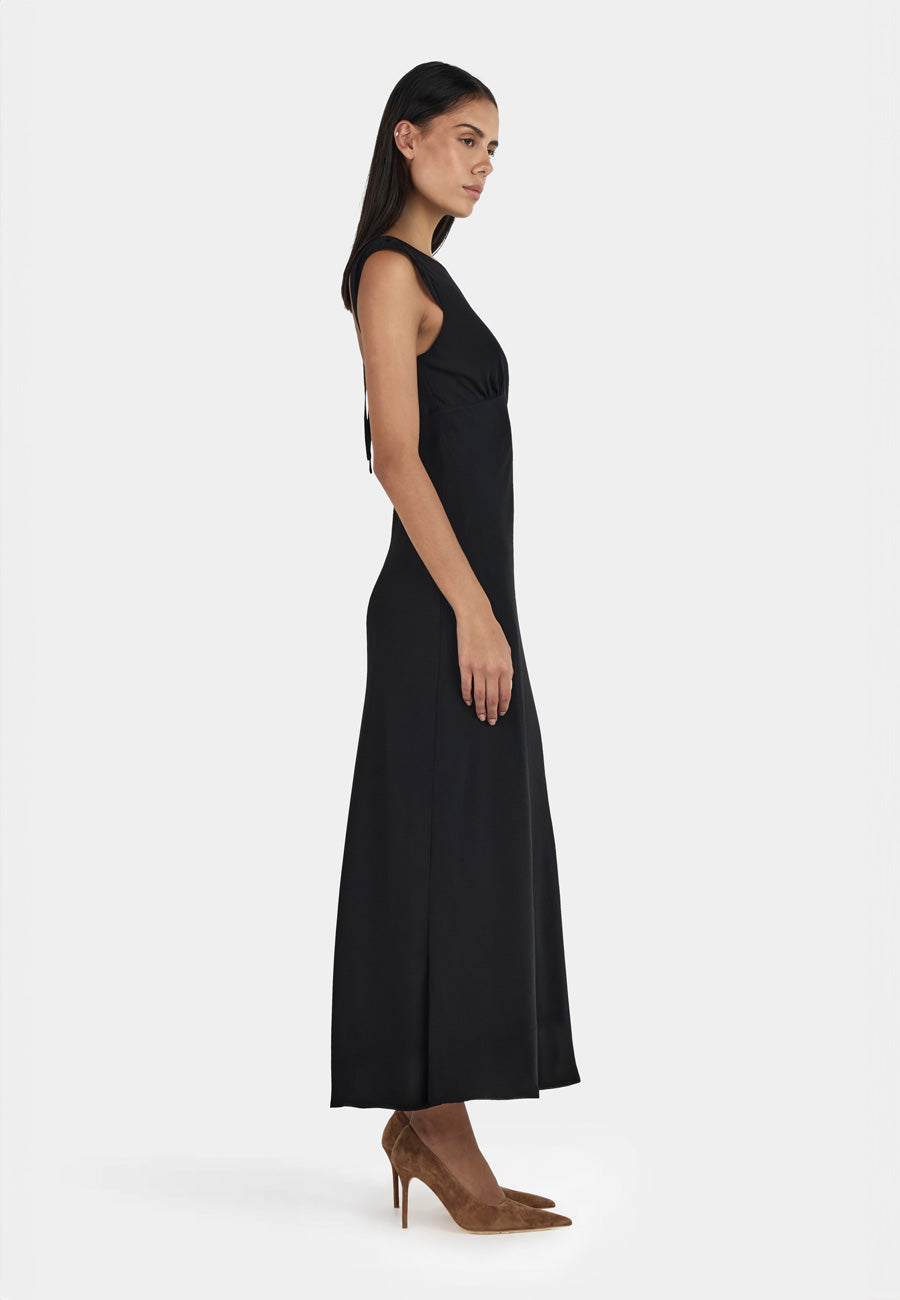 Ownley Cabello Midi Dress Black