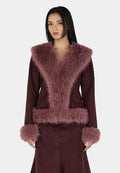 Ownley Fifi Coat Cocoa Mauve