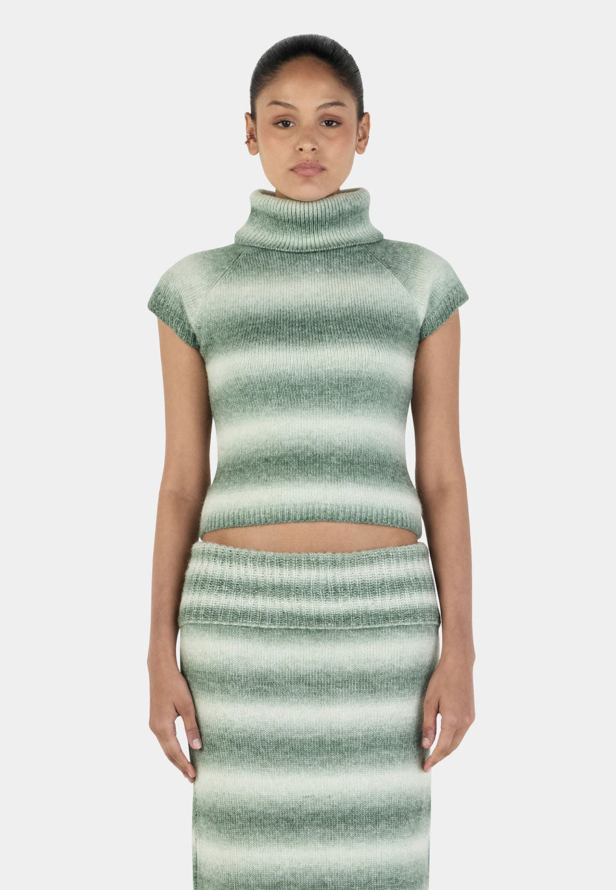 Ownley Lucilla Skivvy Tee Forest Gradient