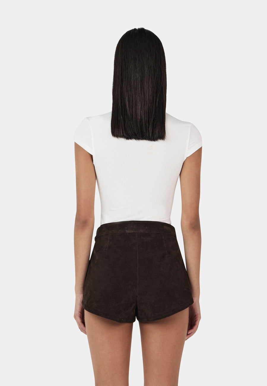 Ownley Rina Keyhole Tee Ivory
