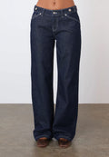 Peachy Den Goldie Wide Leg Jean Indigo Rinse