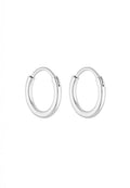 Porter Jewellery 90's Hoops Silver 20mm