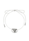 Porter Jewellery Bean Cord Pendant Ivory/Silver