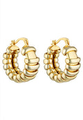 Porter Jewellery Turtle Hoops Gold